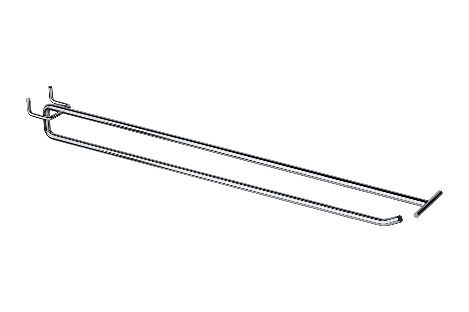 Zestaw 50x Zawieszka pojedynczaz wysięgnikiem europerforowana 35cm fi6 srebrny KTD