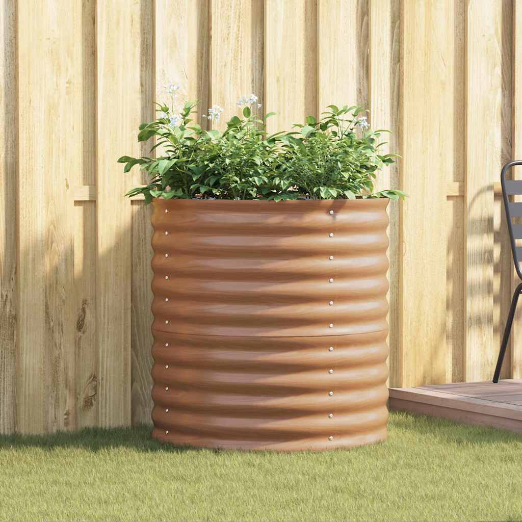 Jardinière bac lit surélevé marron 512 x 80 x 36 cm 02_0039555 Jardinière bac lit surélevé marron 512 x 80 x 36 cm 02_0039555