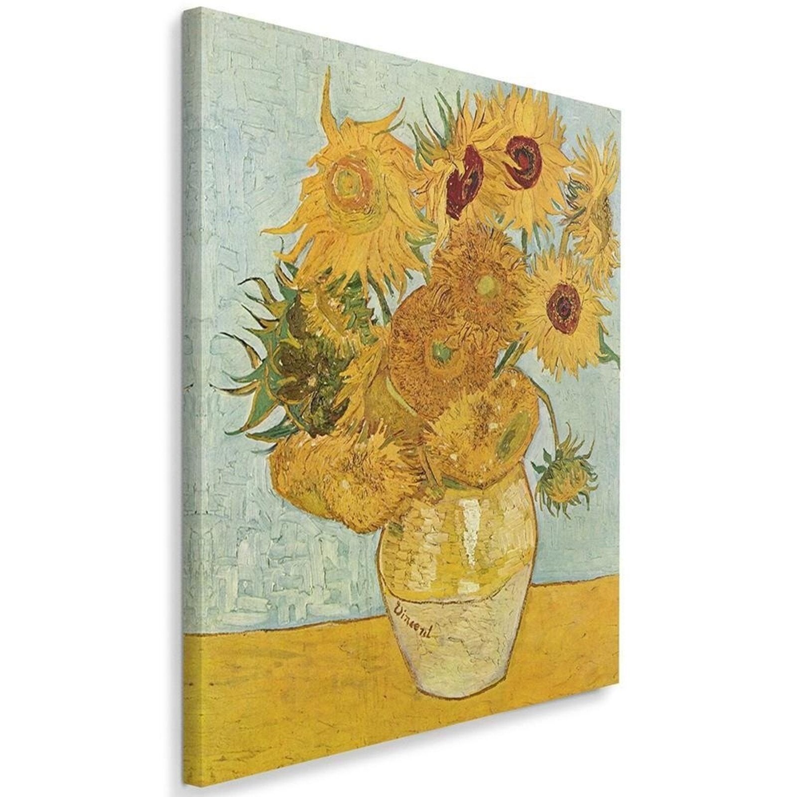 Tableau reproduction photo de v. Van gogh - tournesols - 40 x 60 cm - 2