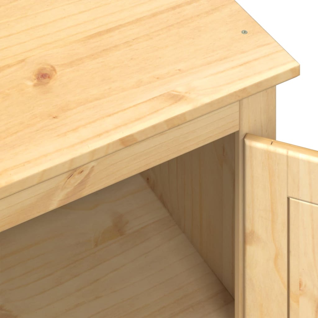 Armadio Corona 76x50x170 cm in Legno Massello di Pino vidaXL - 7