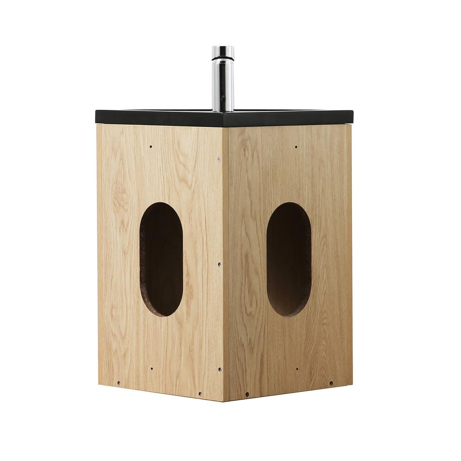 Meuble lave-mains SKINO + robinet chromé - 7