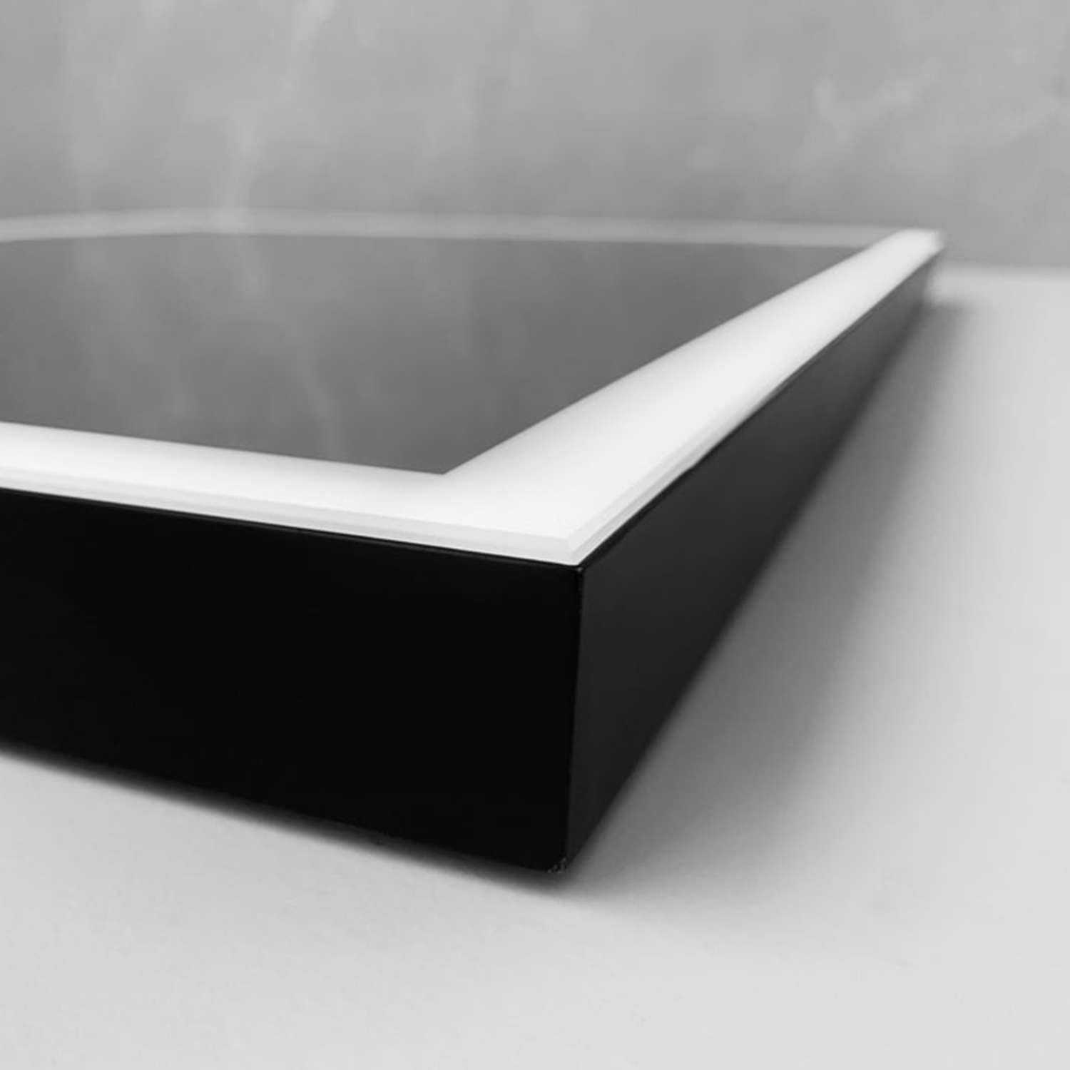 Miroir Salle de Bains Lumineux SUIZA Anti-Buée et Éclairage Frontal Triled Tactile On/Off Noir Mat 120x80cm LEDIMEX - 3