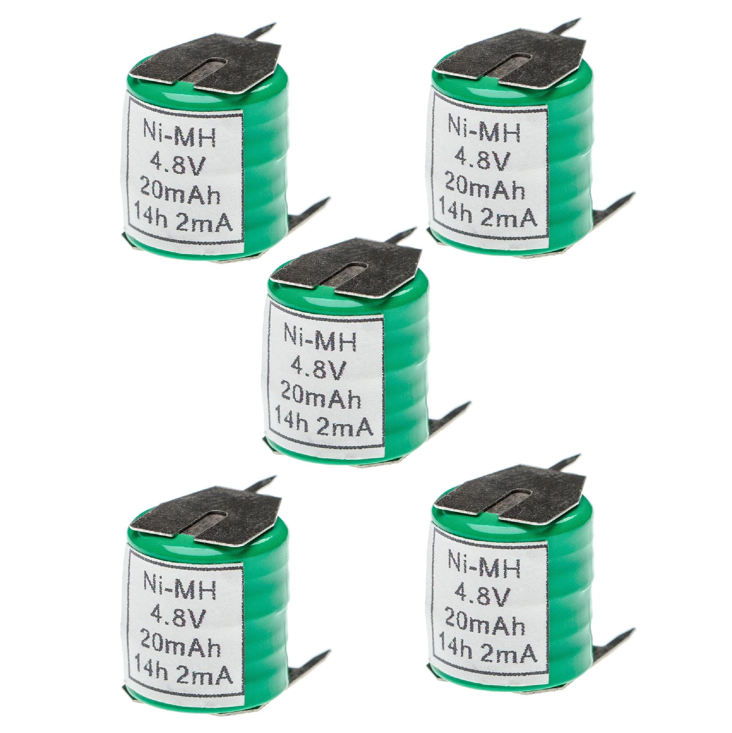 Batería Recargable NiMH 4.8V 850mAh Para Modelismo - Pack De 4 Pilas AA Con Conector JST