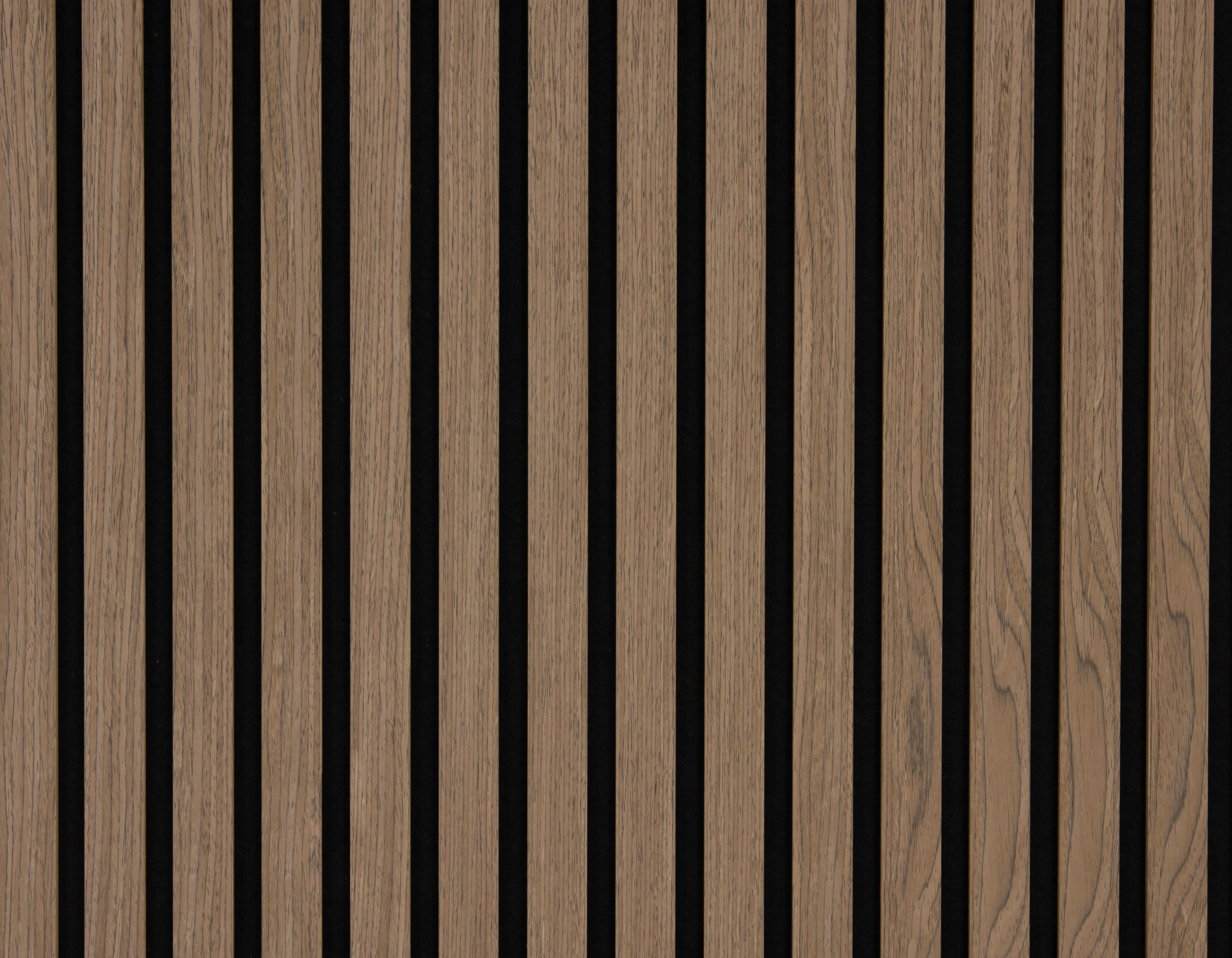 Lot 4 pièces - Panneaux Tasseaux - Noyer - Feutrine Noir - 240x60x1.1cm - 2