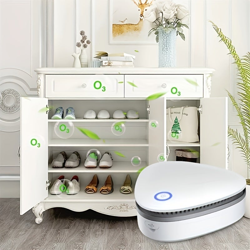 Mini przenośny oczyszczacz powietrza ozonowy, ładowany przez USB, idealny do domu, szafki na buty i torby myśliwskiej.