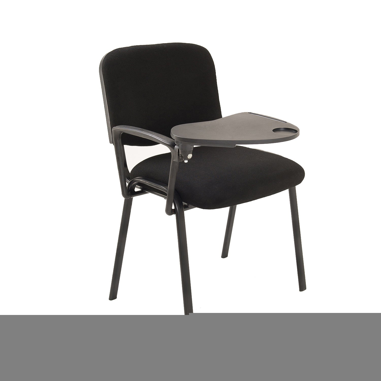 Set di sedie Impilabili in Tessuto con Ribaltina scrittoio