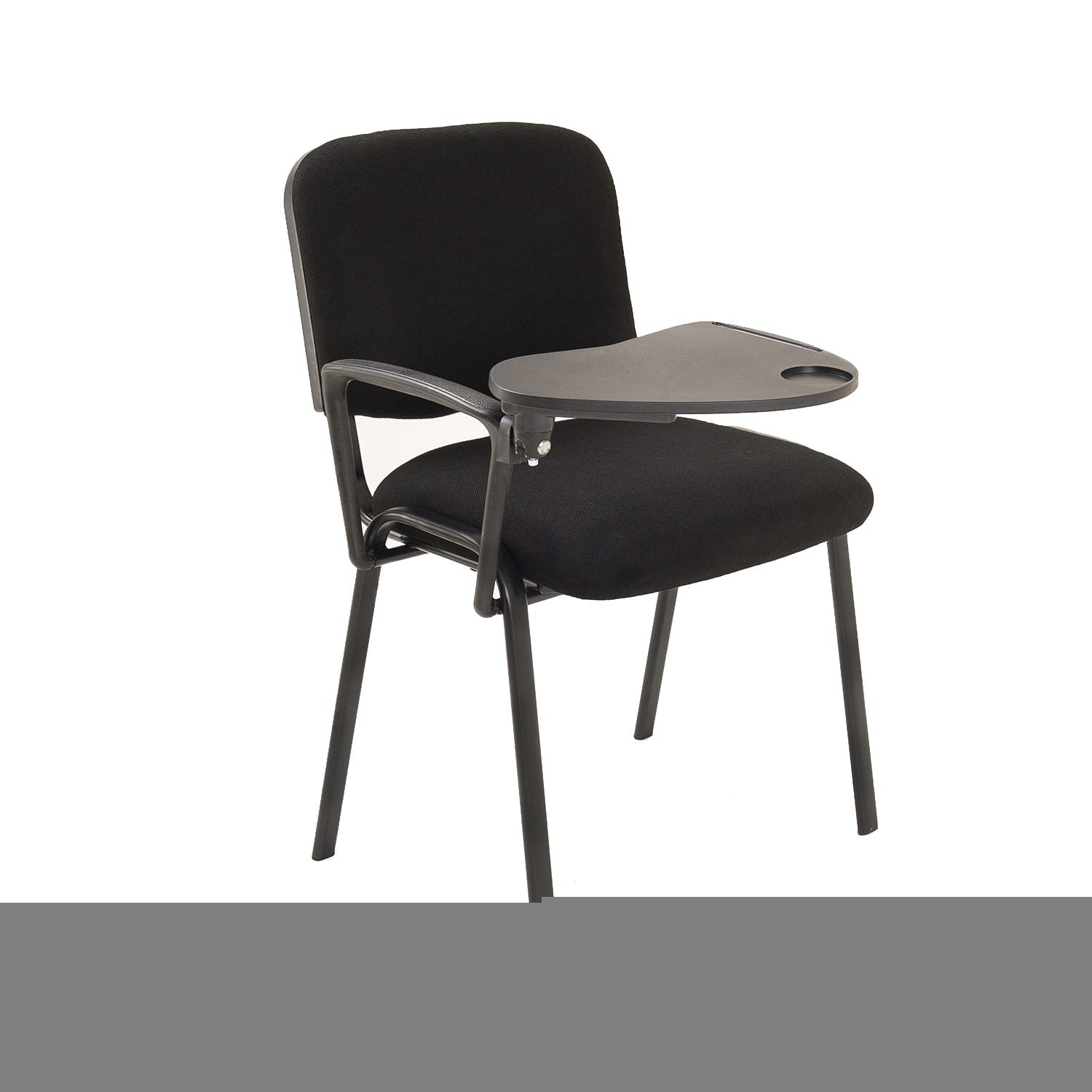 Set di sedie Impilabili in Tessuto con Ribaltina scrittoio