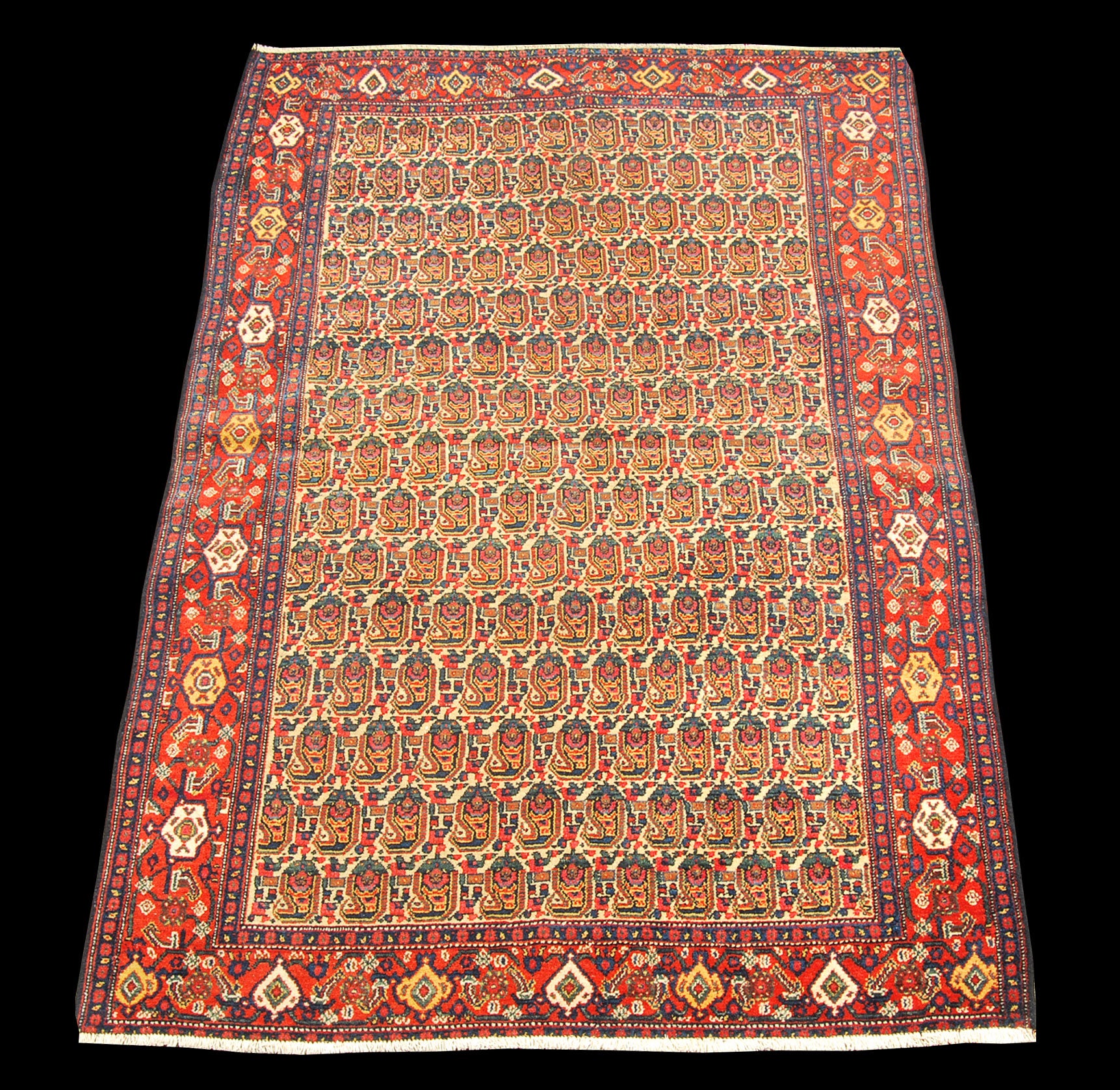 Oryginalny ręcznie robiony orientalny dywan, wymiary: 195x135 cm z certyfikatem autentyczności