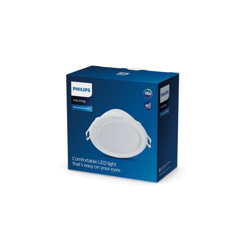 Spot LED encastrable PHILIPS - EyeComfort - 9,5 cm - 6 W - 550 lumens - 6500K - 93516 - 4