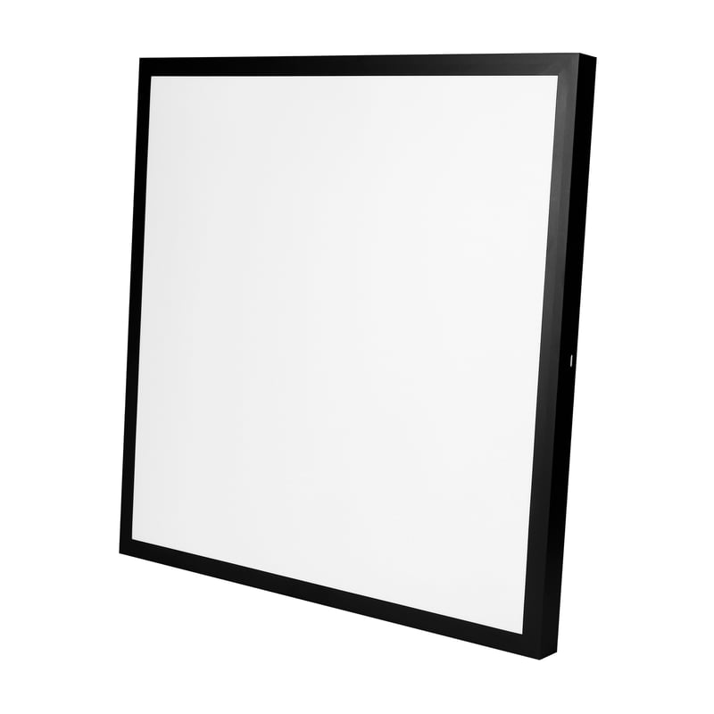 Panel LED natynkowy 60x60cm 28W 4500K neutralna biel sufitowy kwadratowy czarny XUDO