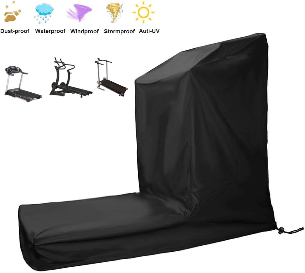 Pokrowiec na bieżnię, pyłoszczelny i przeciwdeszczowy pokrowiec na bieżnię, pokrowiec z tkaniny Oxford z zamkiem błyskawicznym na sprzęt elektryczny,