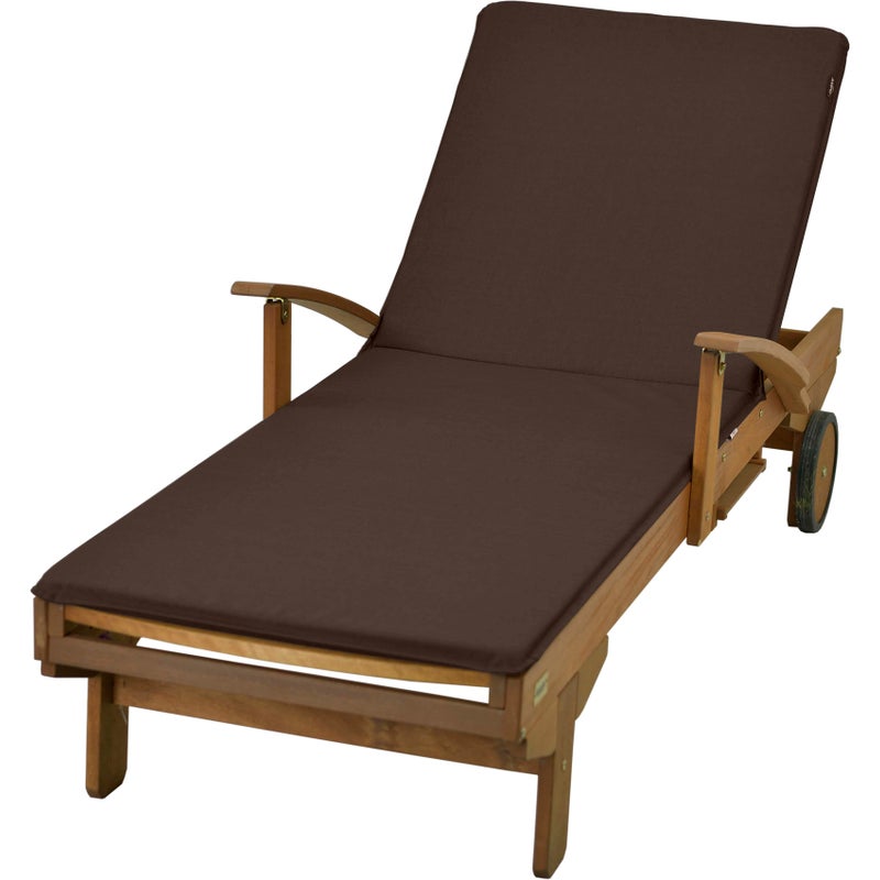 Poduszka na leżankę ogrodową AMPO brązowy 1 szt.