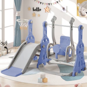 Toboggan pour enfants avec balançoire, toboggan pour enfants quatre en Toboggan pour enfants avec balançoire, toboggan pour enfants quatre en