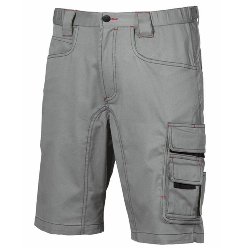 Short De Travail Pour Femme - Bermuda Avec 6 Poches - Couleurs Gris Ou Noir - Tailles S à XXL