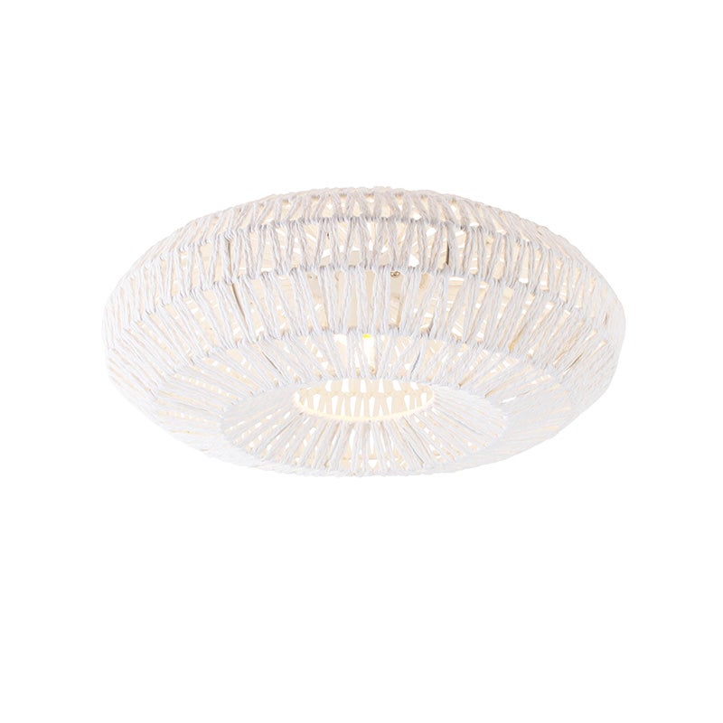 Lampa sufitowa w stylu retro biała - Lina