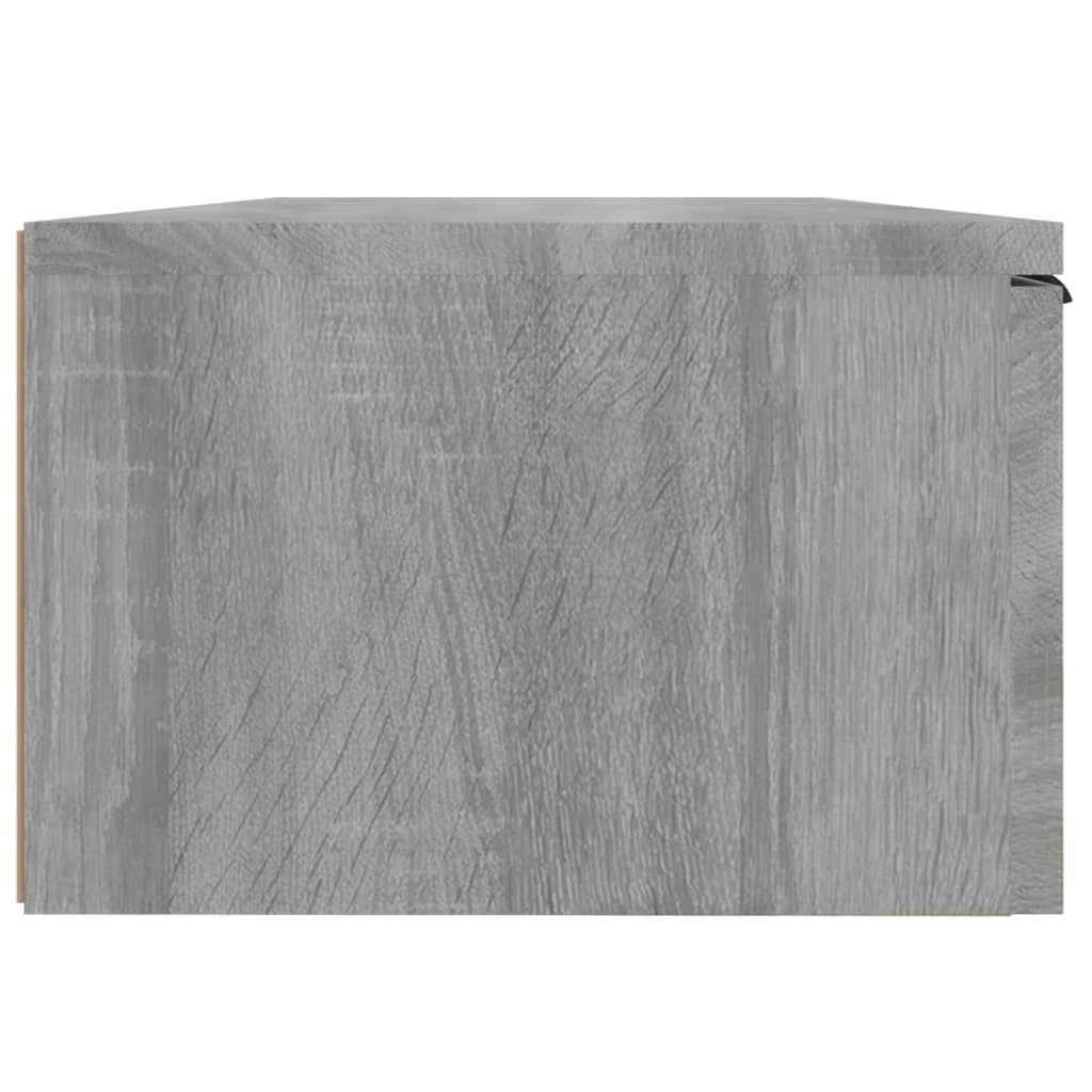 Armário de parede de madeira projetada cinza Sonoma 68x30x20 cm - COMFORTXL - 8