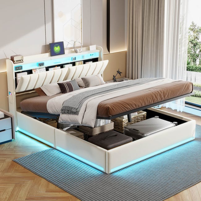 VidaXL Letto senza Materasso Marrone Cera 180x200 cm in Legno di Pino VidaXL Letto senza Materasso Marrone Cera 180x200 cm in Legno di Pino