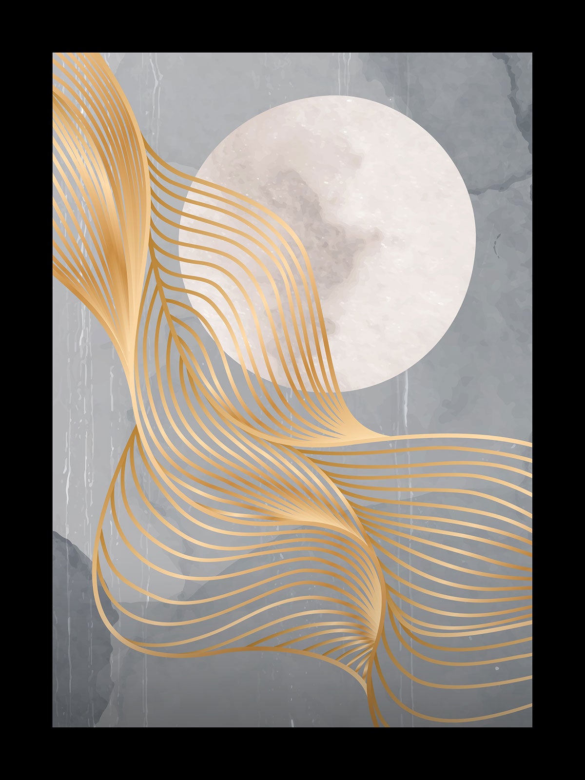 Affiche / Poster - Design - Bordure blanche - 30x40 cm | Leroy Merlin