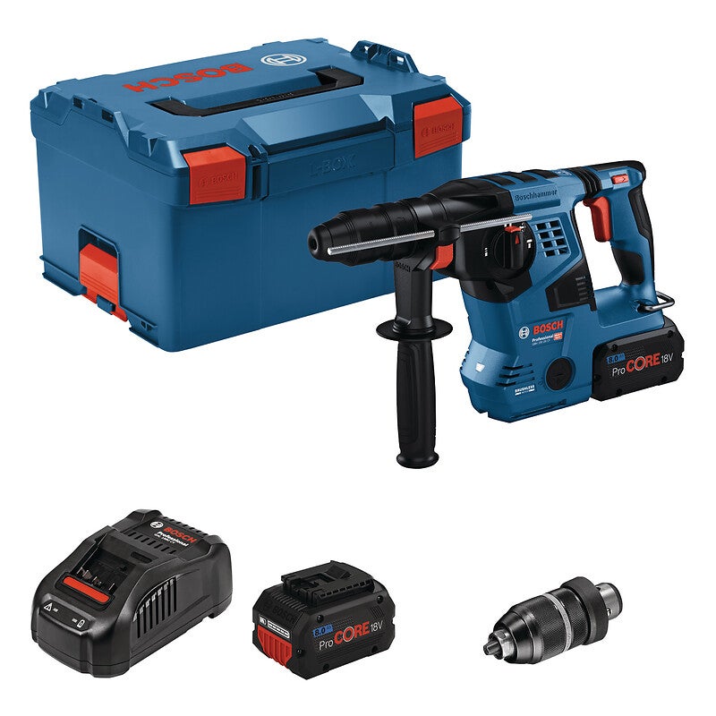 Młot udarowo-obrotowy Bosch GBH 18V-28 CF Professional bezprzewodowy z silnikiem bezszczotkowym - 4