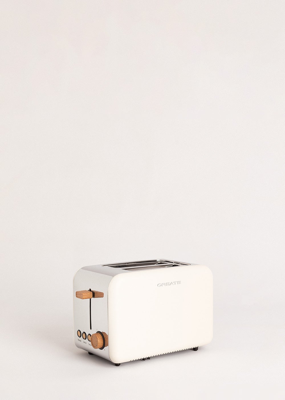 CREATE - Pack grille-pain TOAST RETRO + bouilloire KETTLE RETRO - Blanc cassé - 7