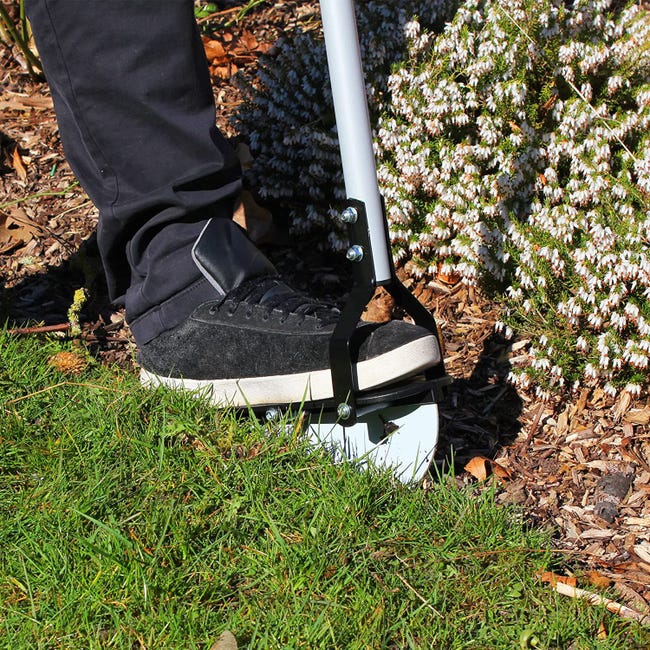 Coupe-bordures De Jardin KADAX - Manche En Bois, Lame En Acier - Pour Désherber Bordures, Allées, Trottoirs