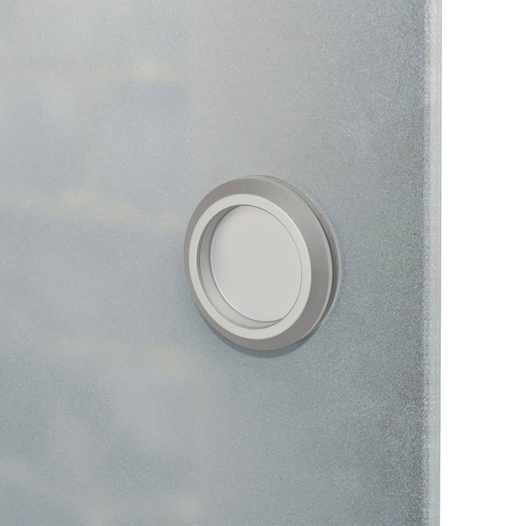 Porte double coulissante Verre vidaXL - 4