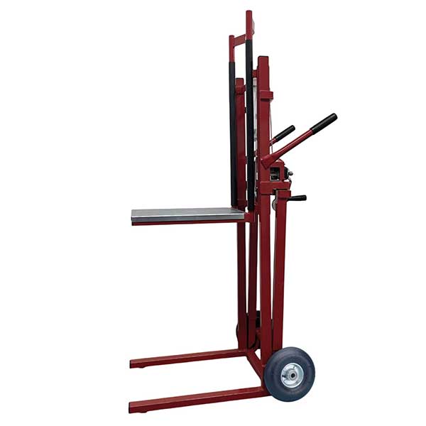 Diable élévateur tout terrain avec plateau - Levée 1750mm - Charge 150kg - 300187-PRG