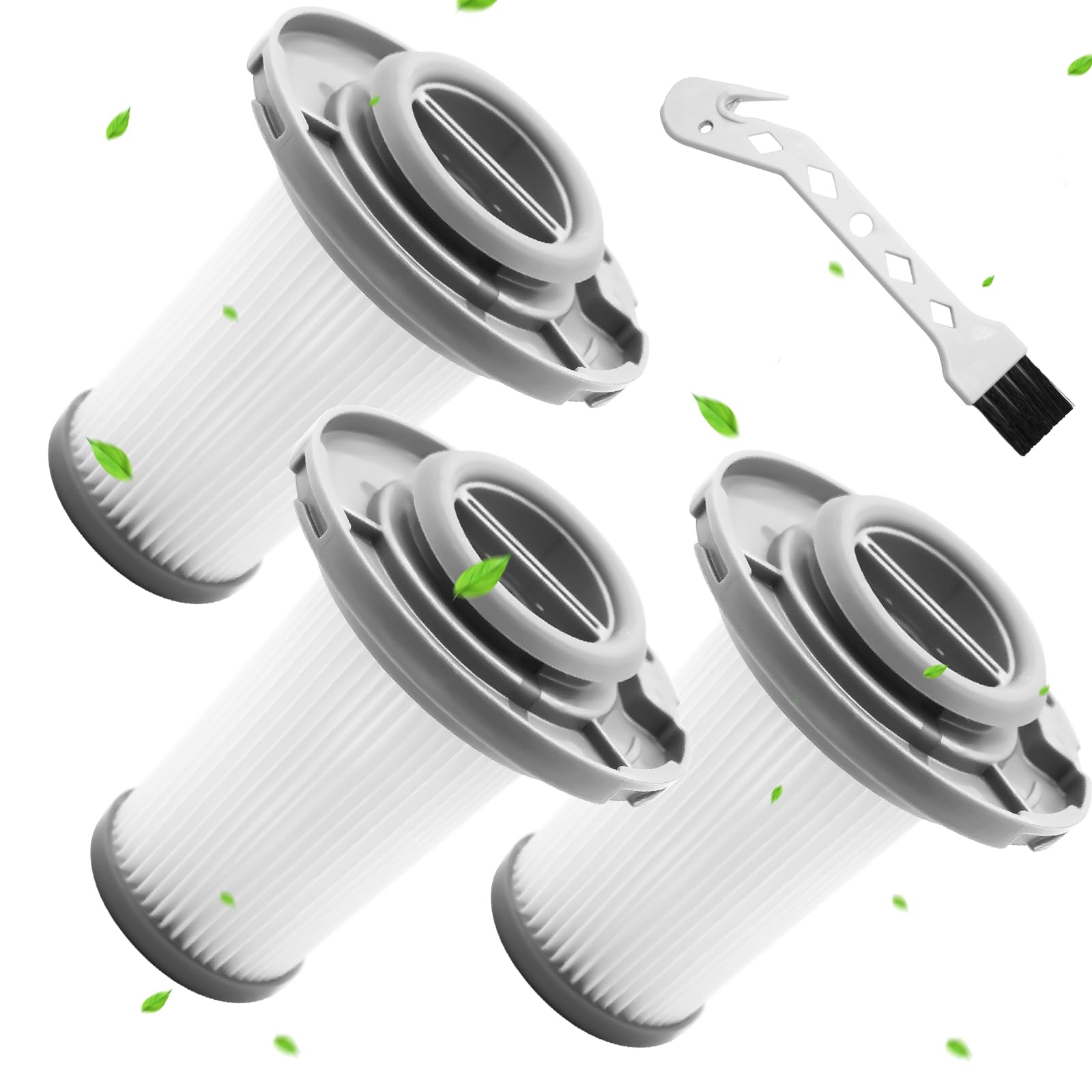 Zestaw 3 filtrów zamiennych do odkurzacza Rowenta - Filtr zamienny do Rowenta X-Force Flex 8.60 RH96, X-PERT 6.60 RH68, Zastępuje ZR009005