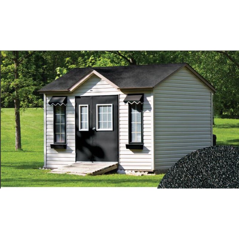 Rouleau de bardeau bitumé shingle 10 m² (10 x 1 m) - Gris anthracite - 2