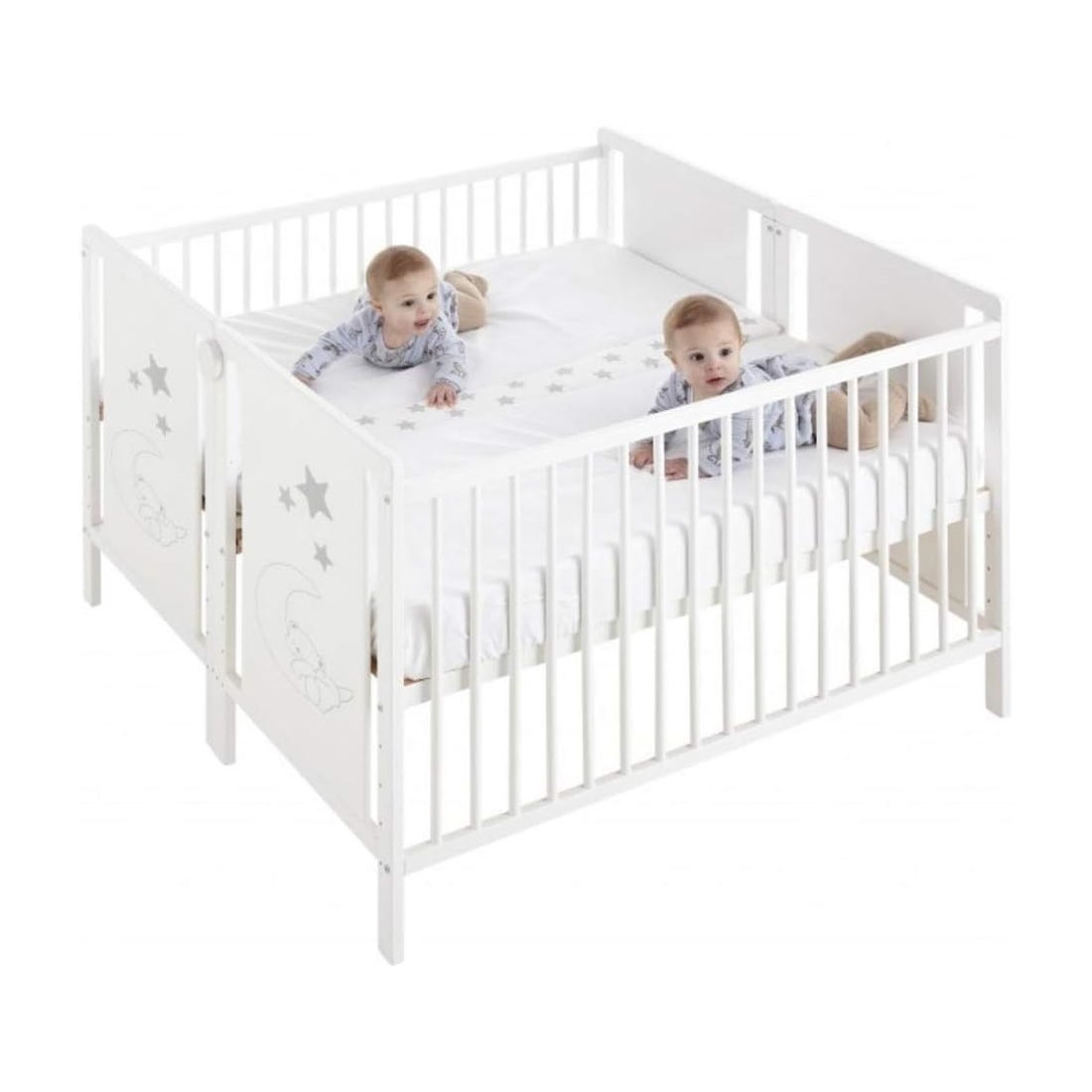 Lettino Per Gemelli Ikea Fillikid Nino Co-sleeper Bianco