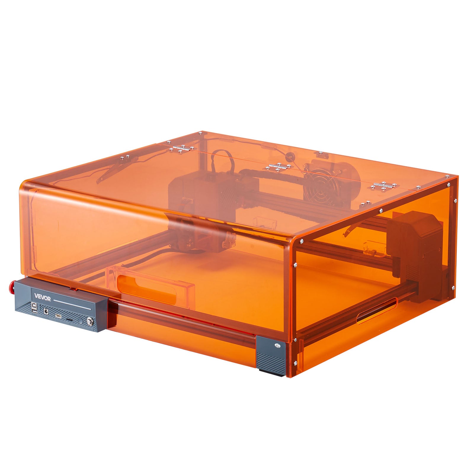 VEVOR Graveur Laser 20 W, Machine Gravure et Découpe Laser, avec Boîtier, Zone Travail 30 x 30 cm, Vitesse Gravure 7000 mm/min, pour Bois, Cuir, Verre - 9