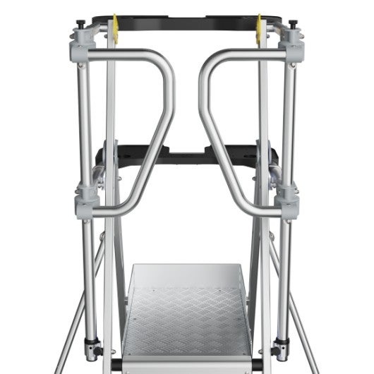 TUBESCA-COMABI - Plate-Forme Pliante SHERPASCOPIC - Garde-Corps pliant SALOON (Pour faciliter le transport et le stockage). - 2