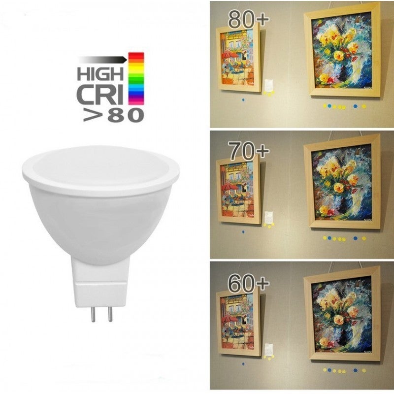 Ampoule LED GU5.3 / MR16 5W 12V 350lm - Blanc Chaud - 4