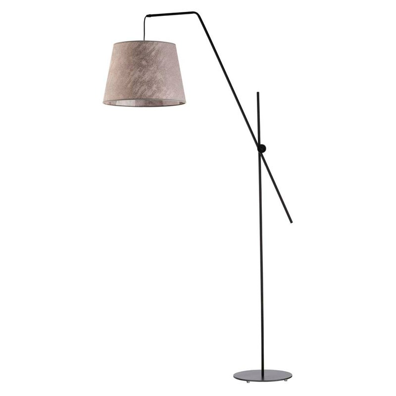 Lampa stojąca podłogowa przegubowa regulowana z abażurem stożek MODERN