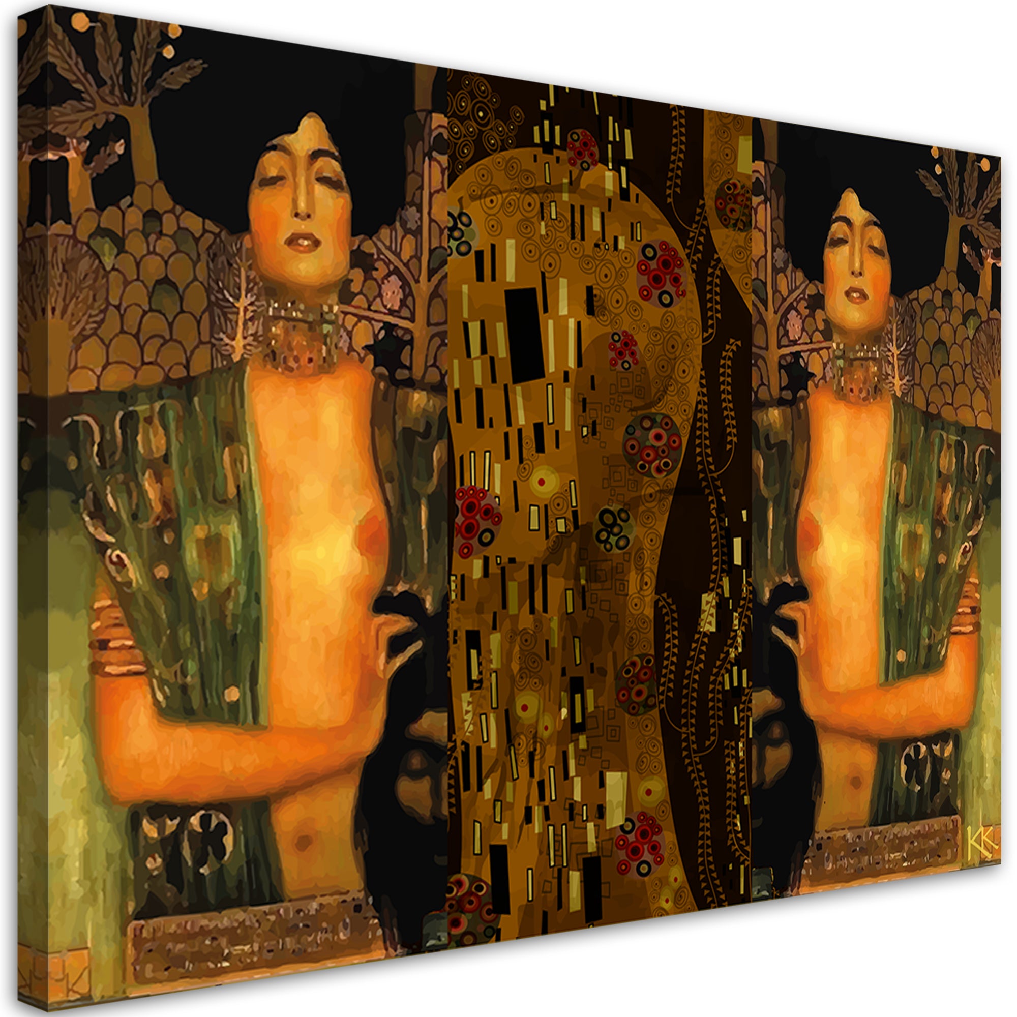 Obraz na płótnie, Gustav Klimt Judyta z głową Holofernesa 120x80