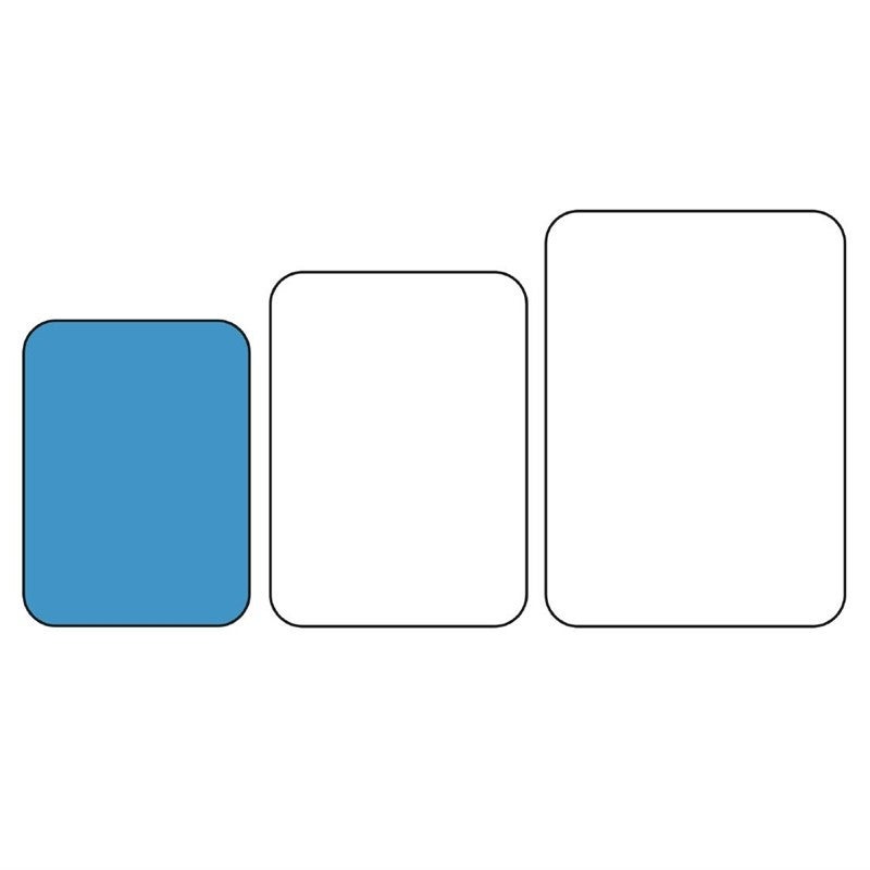 Olympia Fast-Food-Tablett Blau – 345 X 265 Mm, Aus Polypropylen, Rutschfest & Spülmaschinenfest