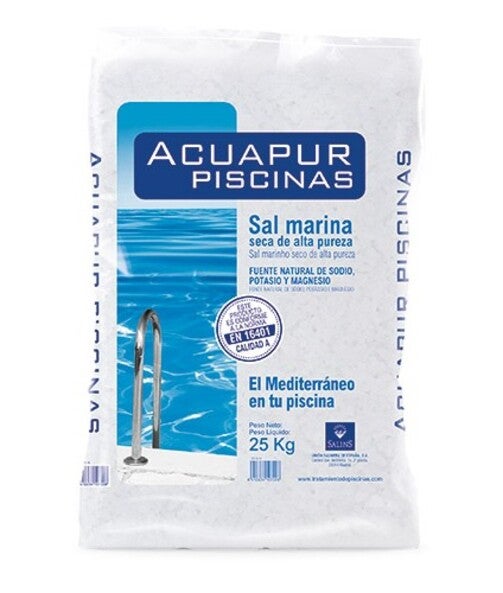 Sal granulada para cloración salina saco 25KG ENVIO GRATUITO Vegara Stone