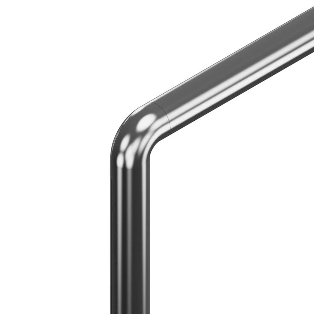 2 x Raccord 90° arrondi pour tube Ø42,4 x 2 mm - Inox 316 - 5