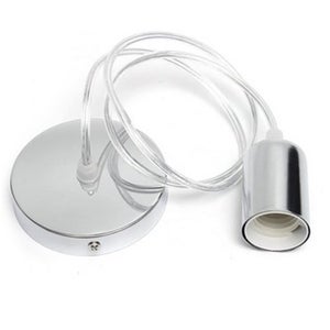 Lampe Suspension Suspension Luminaire Niviy - Câble 100cm, Douille E27, Blanc | Pour Cuisine, Bar, Décoration Rétro Light Bar