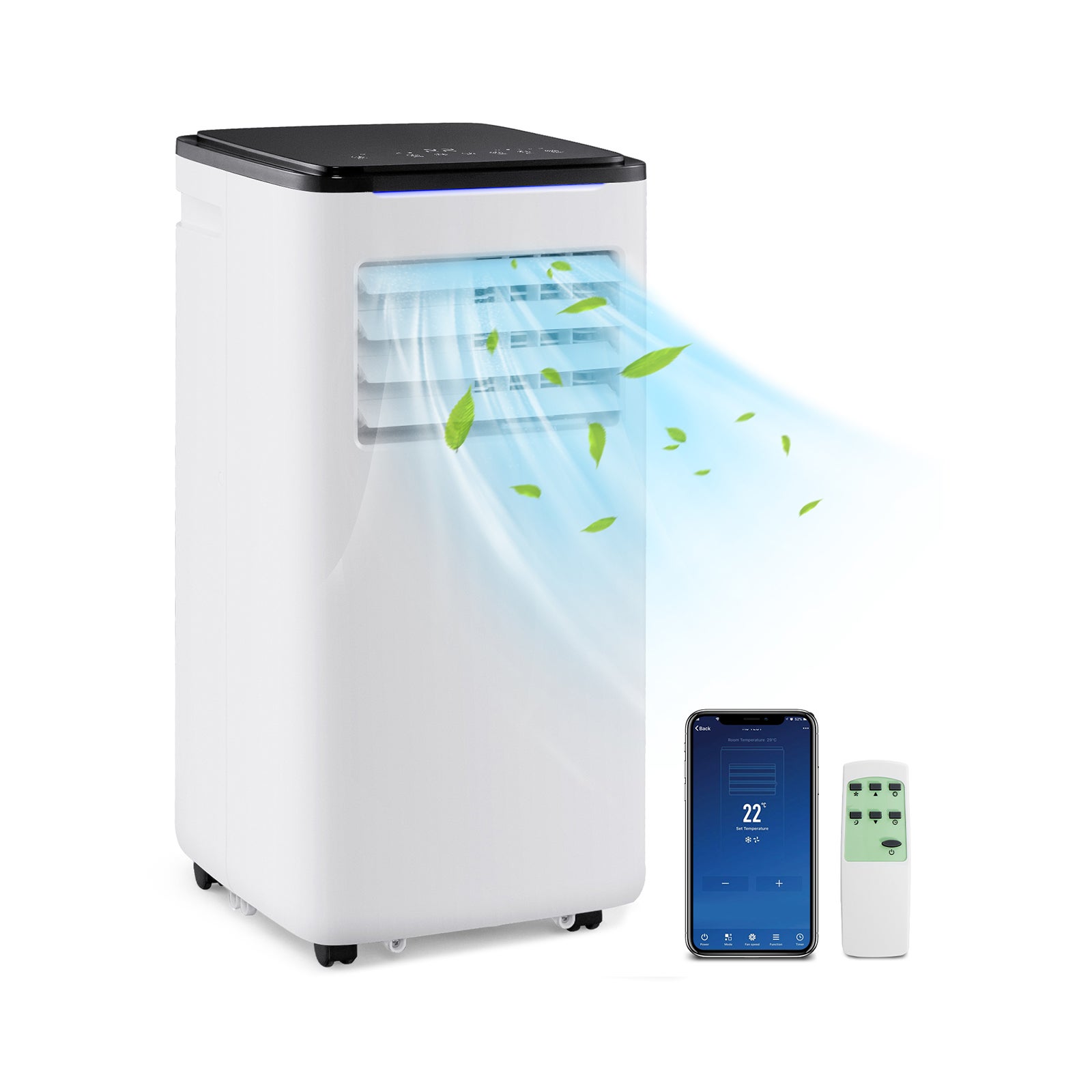 climatiseur-portable-9000-btu-4-en-1-avec-refroidissement-ventilateur