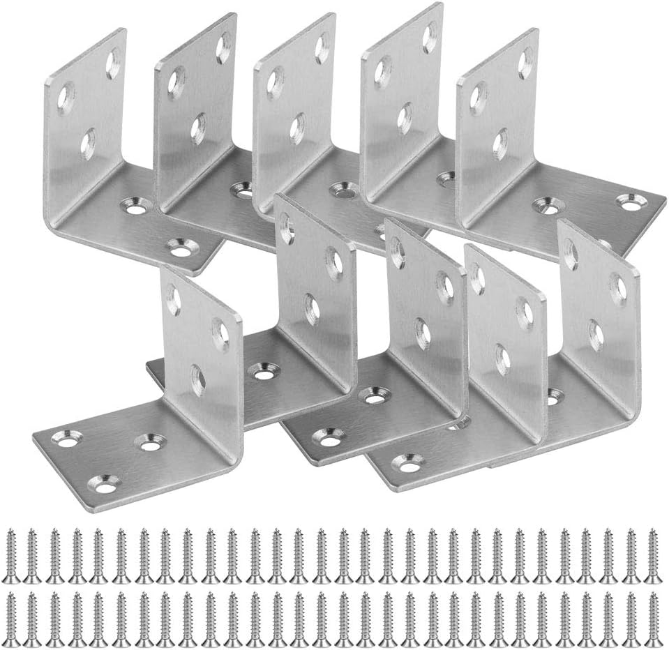 15 x Narożne wsporniki (40 x 40 x 40) Wzmocnione metalowe narożniki, ocynkowana blacha stalowa,mocowanie, łącznik naprawczy w kształcie litery L