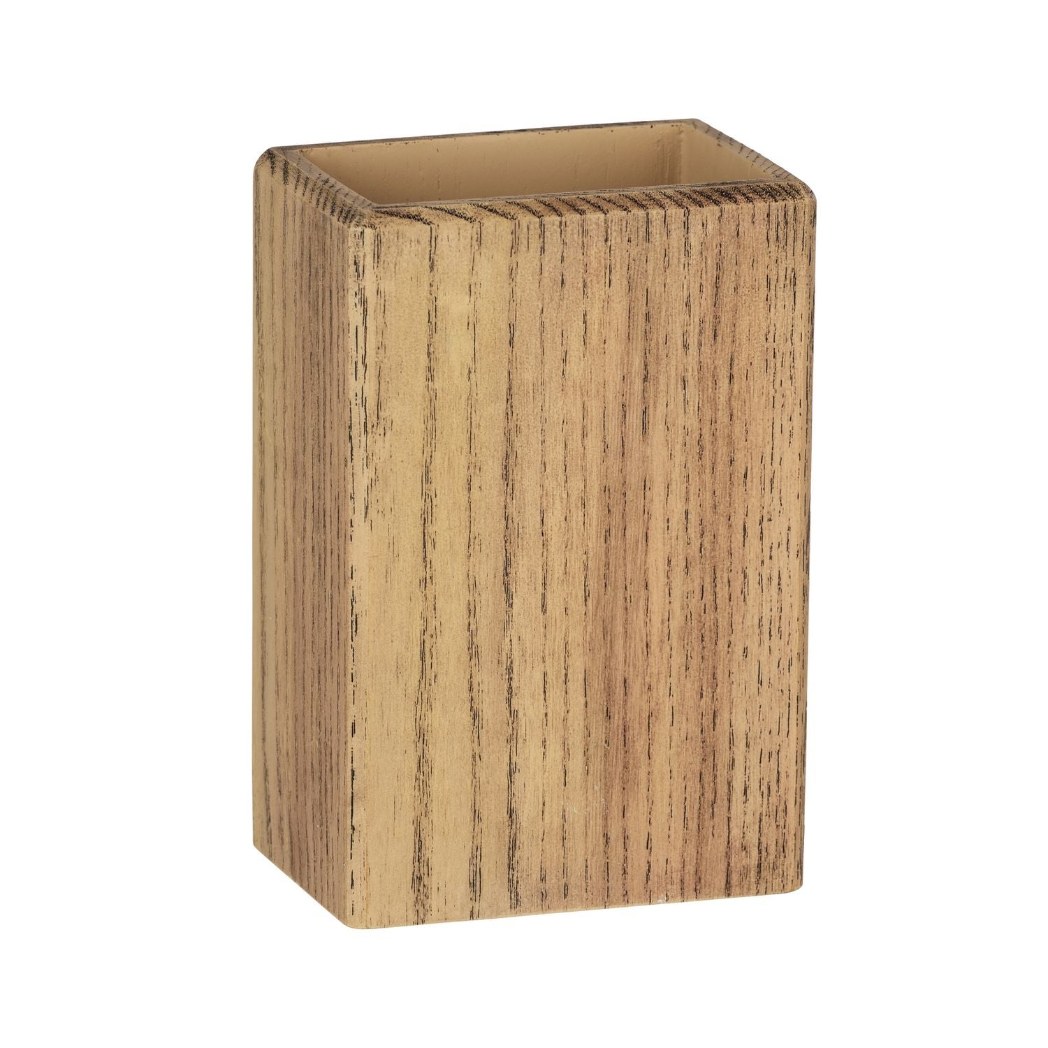 Gobelet de salle de bain scandi Marla - Marron | Leroy Merlin