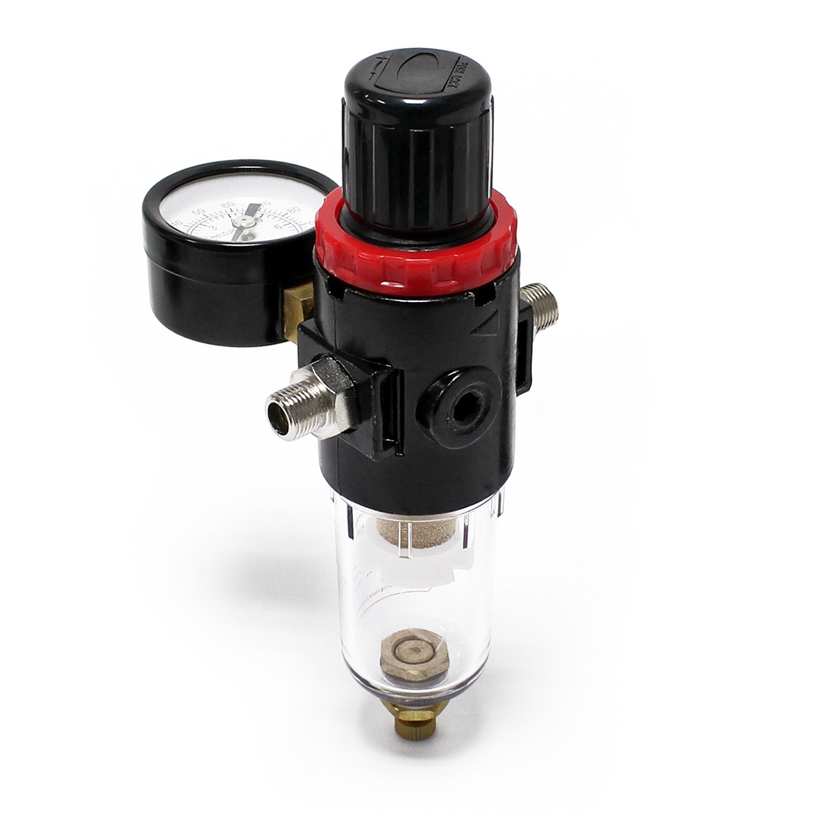 Separatore Acqua E Olio Per Aria Compressa 3/8 - Regolatore Di Pressione 0.05-0.85 MPa Per Compressori - Foto 7