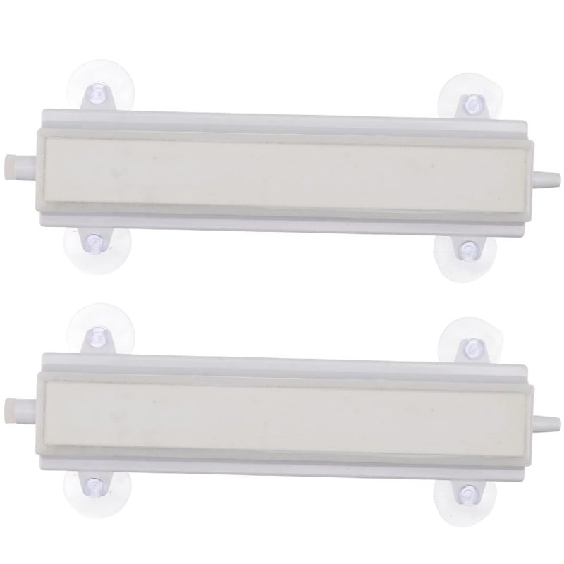 Dyfuzor powietrza do akwarium, niskociśnieniowa kwadratowa dysza napowietrzająca, kamień napowietrzający do akwarium, 2 szt., 250 mm, biały