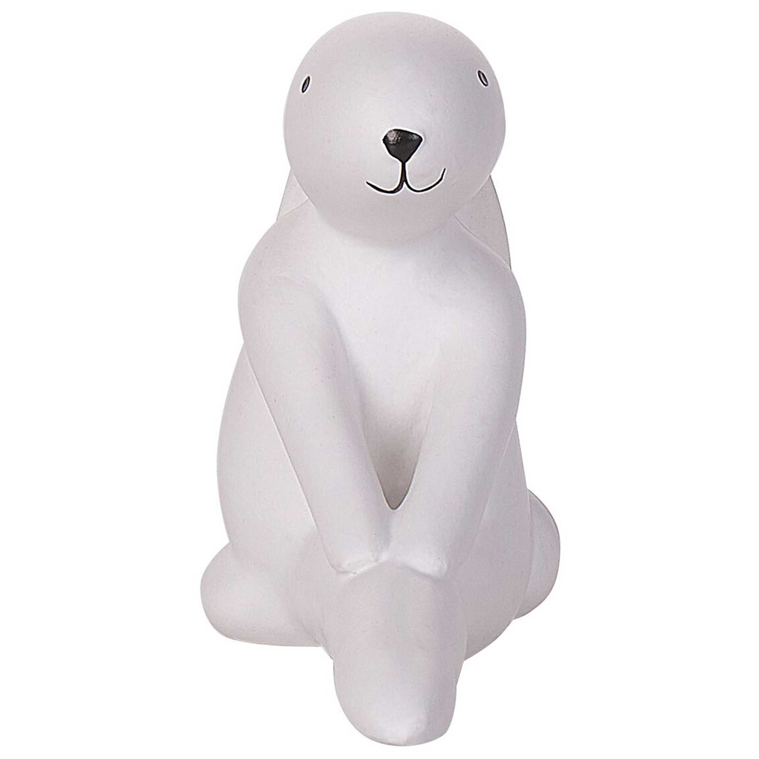 Set di 3 figure lepre BREST Ceramica Bianco - 6