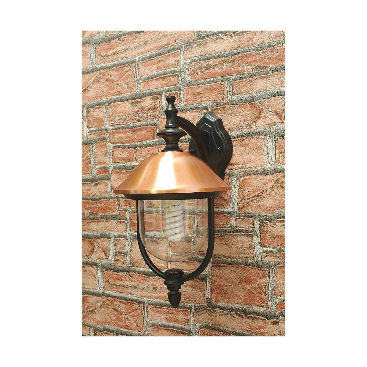 Illuminazione Bianco Gloriashoponline LANTERNA DA GIARDINO LAMPADA A PARETE MURO - Foto 3