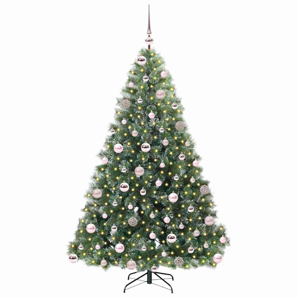vidaXL Sapin de Noël artificiel avec 300 LED Vert 180 cm PE et PVC - 3