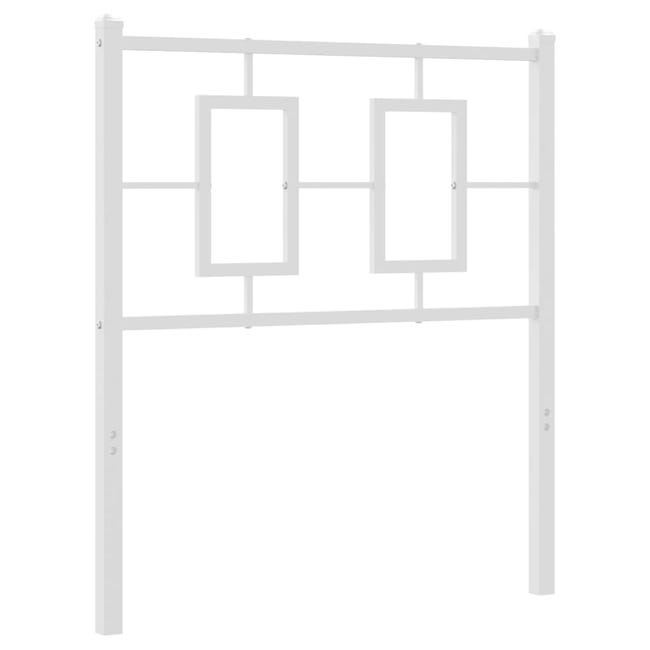 Vidaxl Testiera In Metallo Bianco 80 Cm 8720845788315