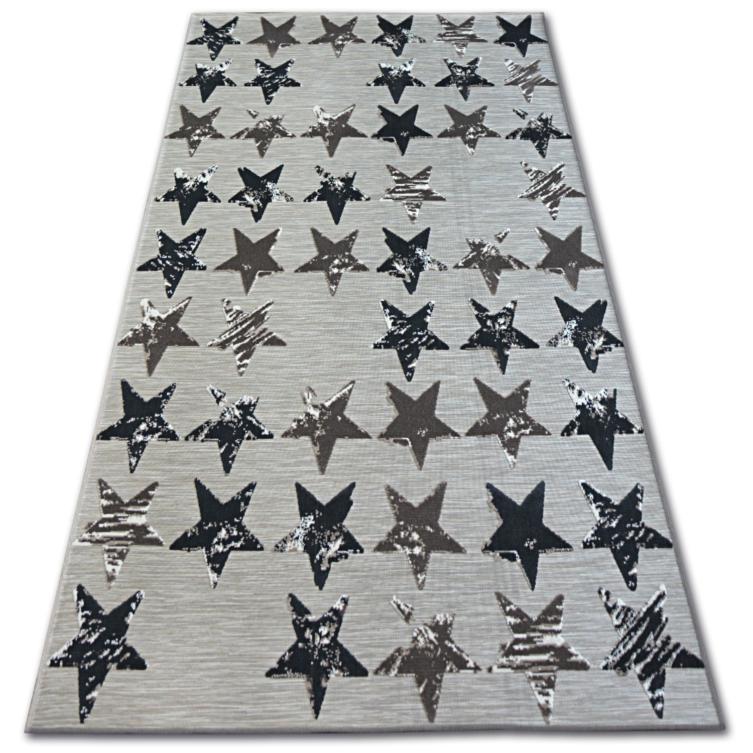 Dywan LISBOA 27219/975 Gwiazdy Gwiazdki Brąz 200x290 cm
