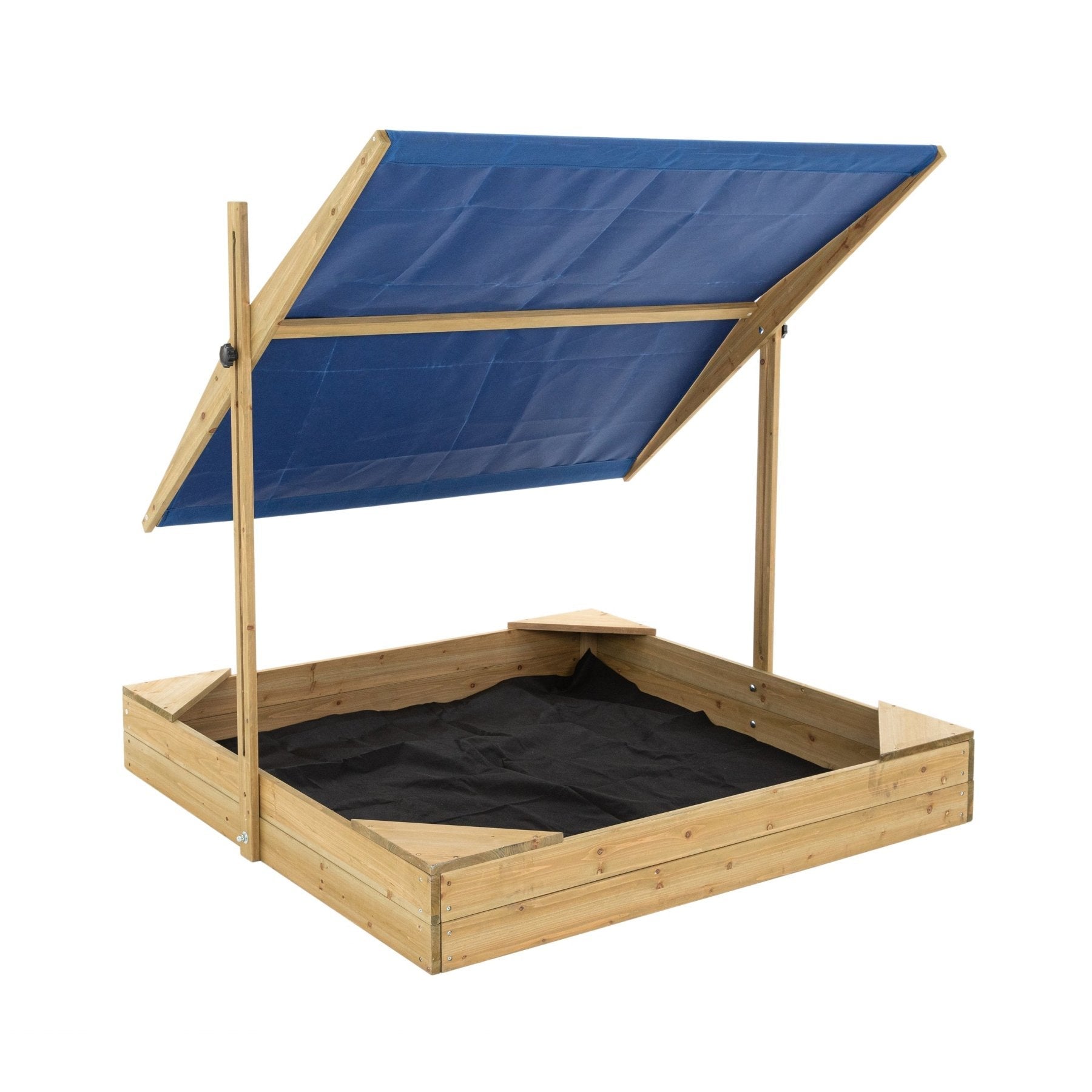 Bac à sable enfant avec auvent bois FSC® - 5